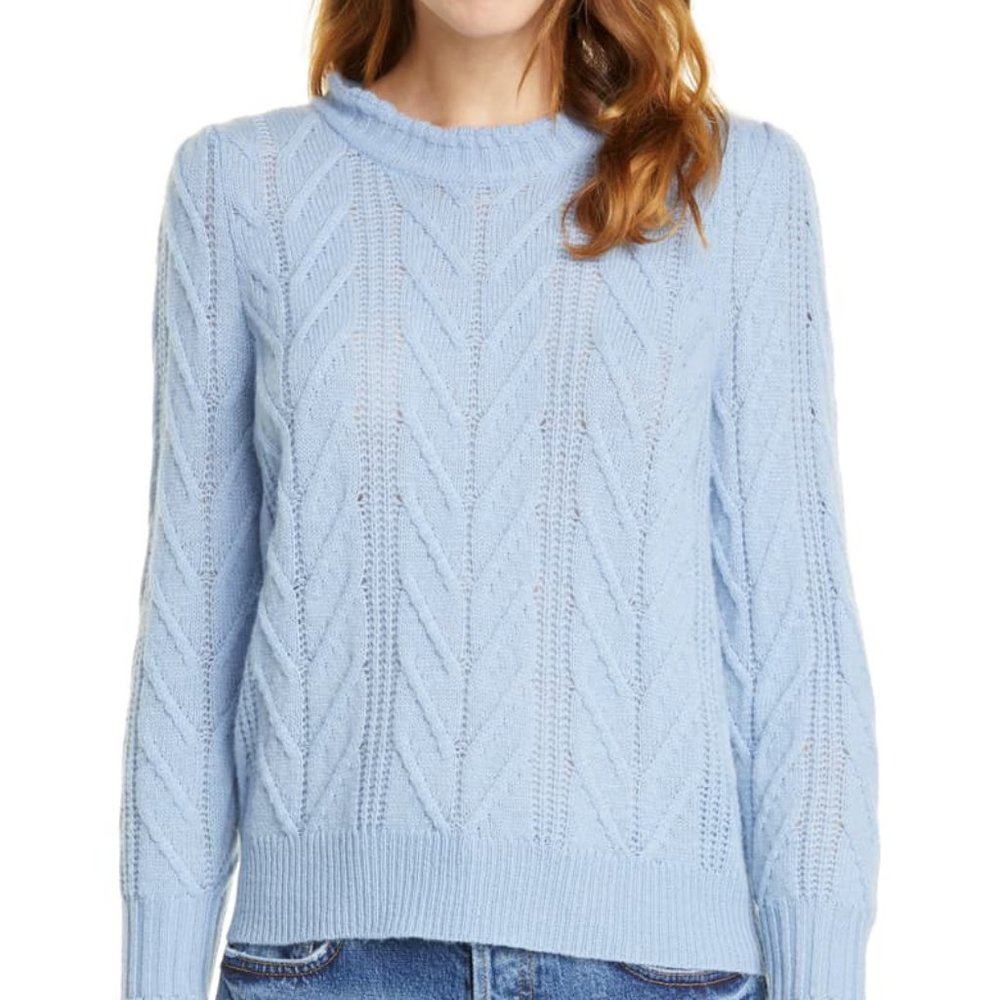 JOIE Tenzin Cable Sweater Size XL - Picture 2 of 12